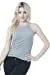 Khanomak Sleeveless Ribbed High Neck Cami Tank Top