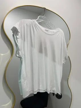 Kiki Ruched Shoulder Washed Tee by Project Social T