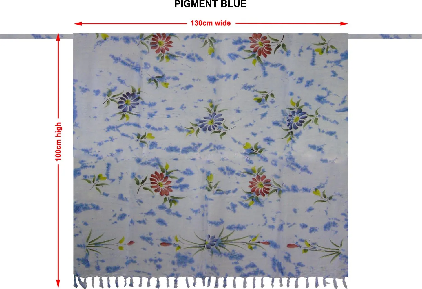 Long Pigment Dye Bikini Tie/Sarong