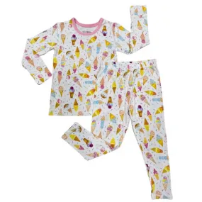 Long-Sleeve Pajama Set Ice Cream