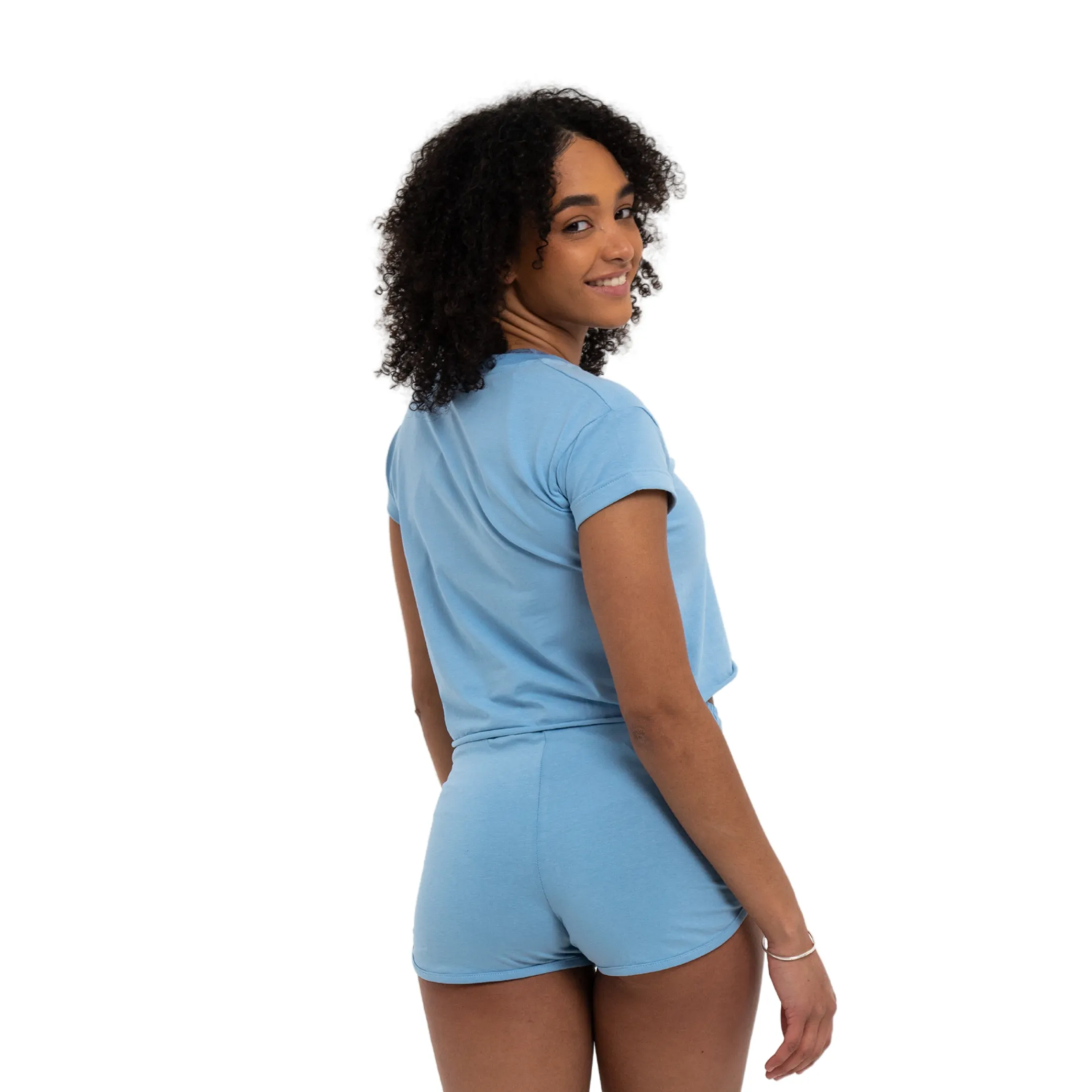 Lounge - Ice Crop Top