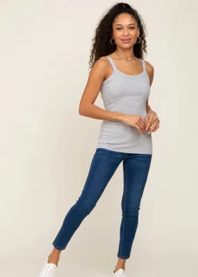 Magic Fit Ribbed Wide Strap Tank Top