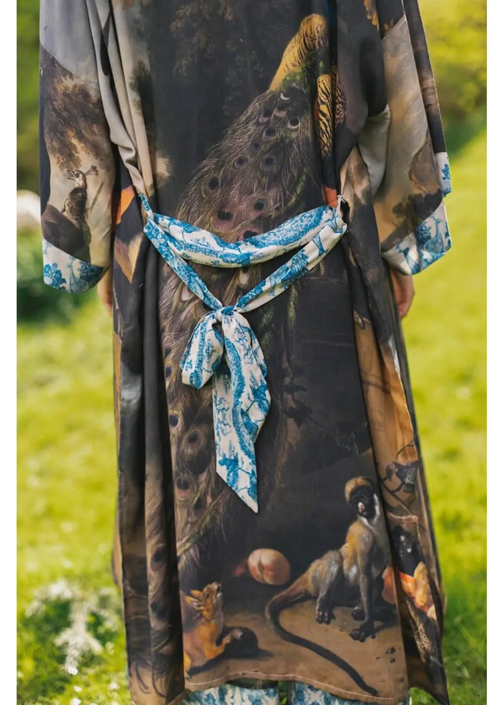 Market Of Stars Wild Beauty Peacock d’Hondecoeter Long Kimono