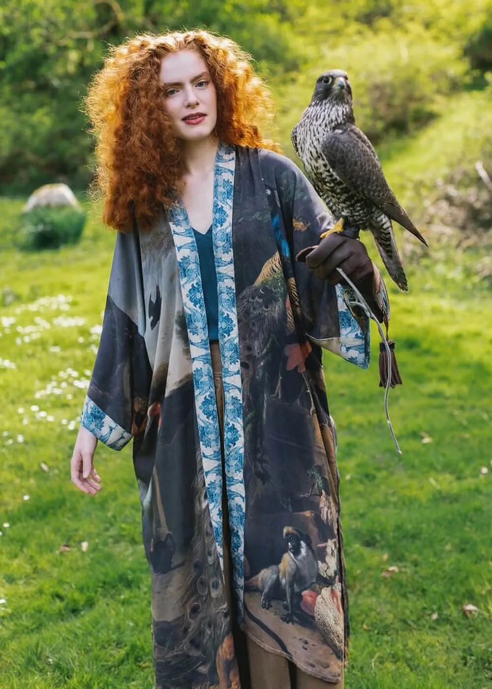 Market Of Stars Wild Beauty Peacock d’Hondecoeter Long Kimono