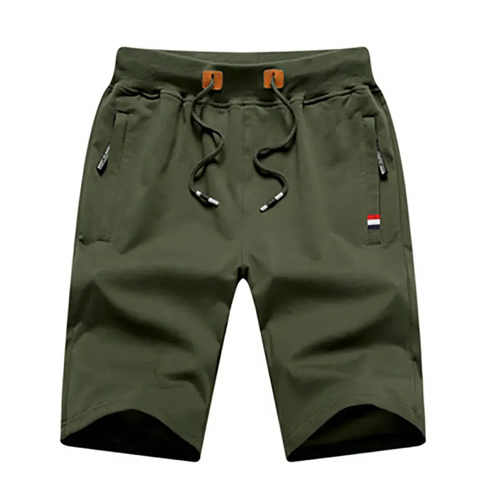 Men's Casual Drawstring Fitness Shorts