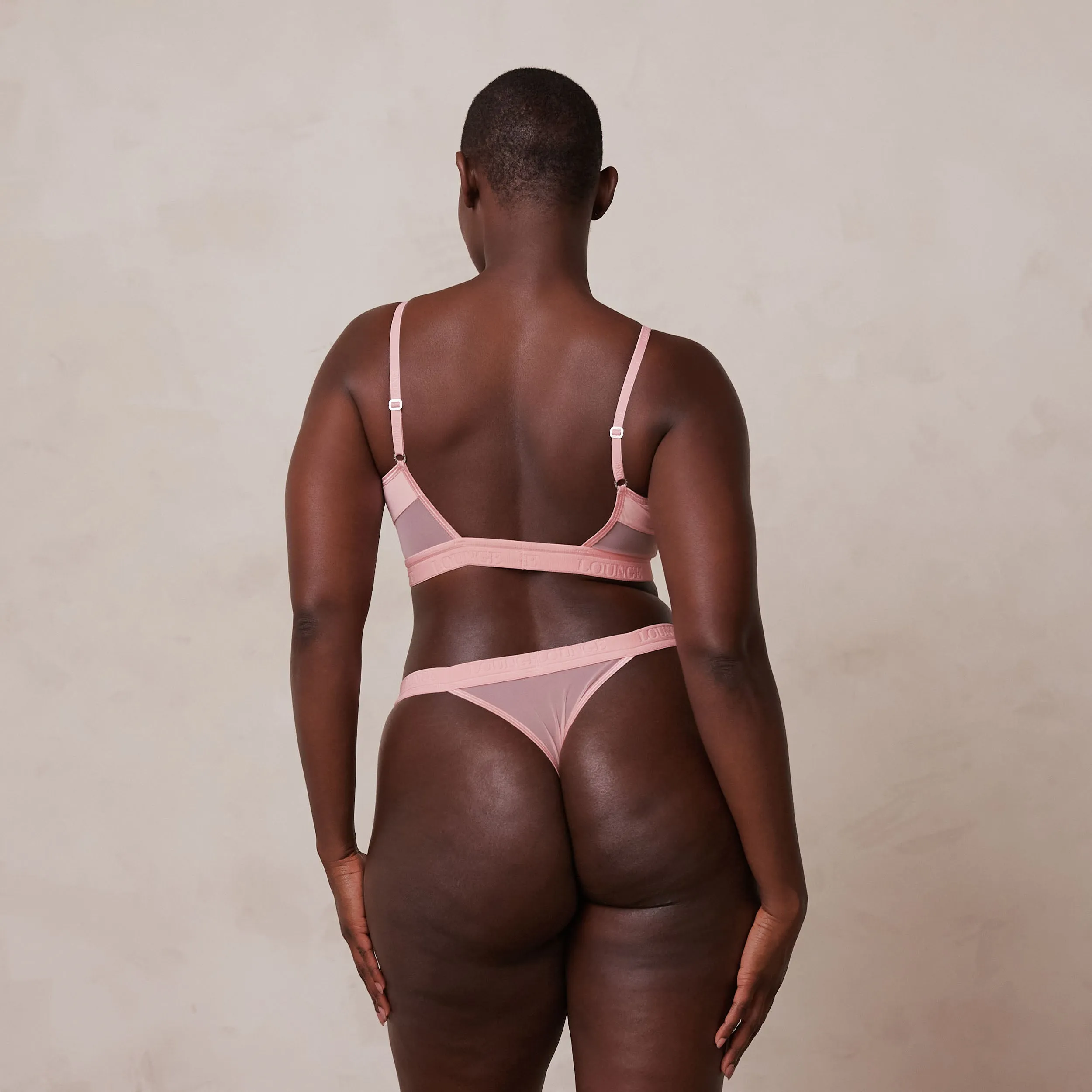 Mesh Bra  - Pink