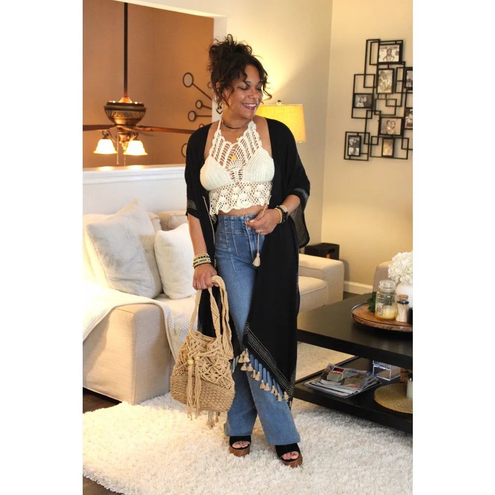 My Desire Tassel Kimono