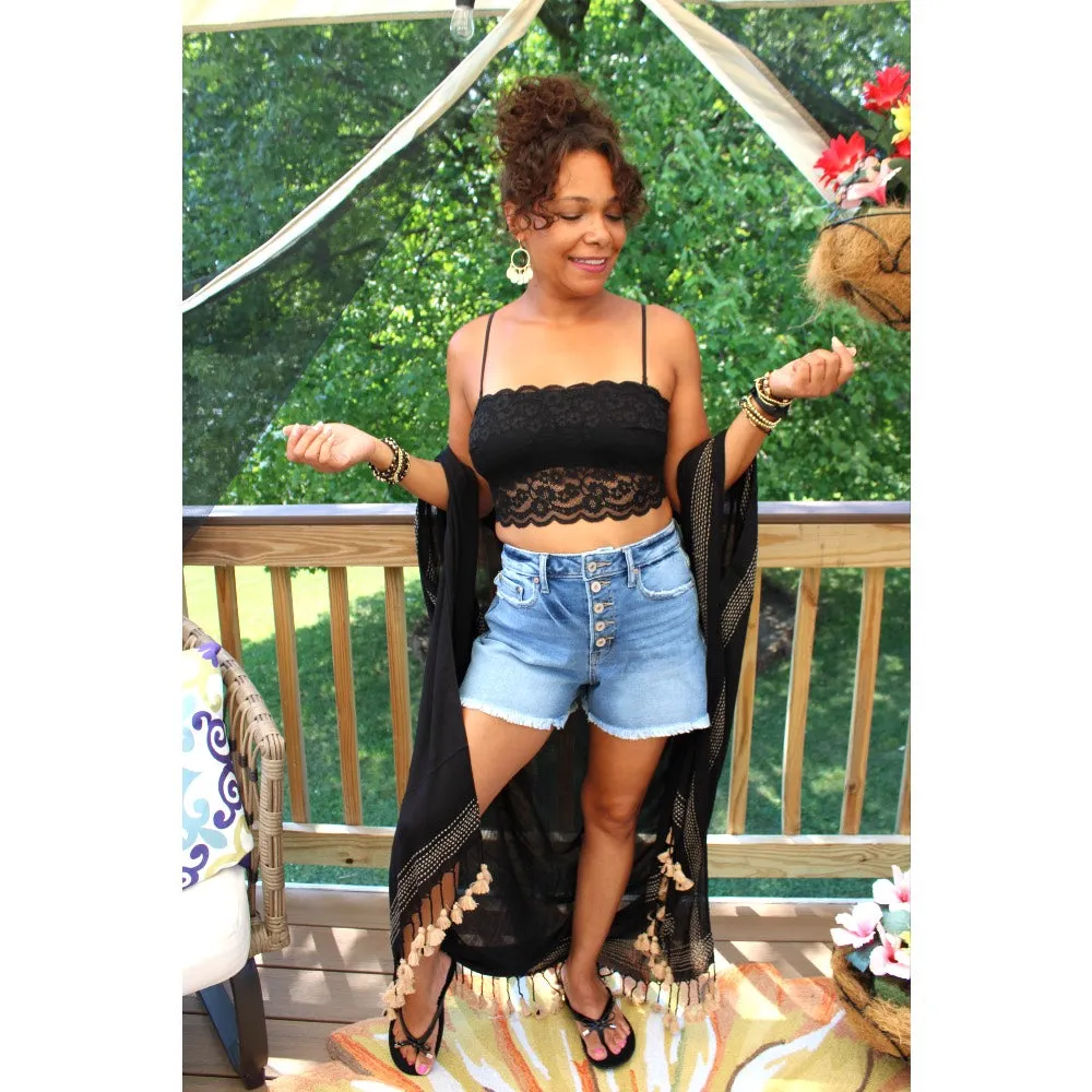 My Desire Tassel Kimono