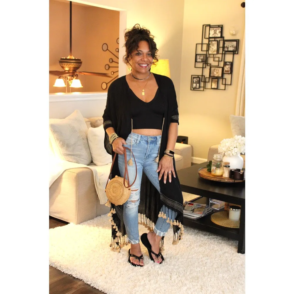 My Desire Tassel Kimono
