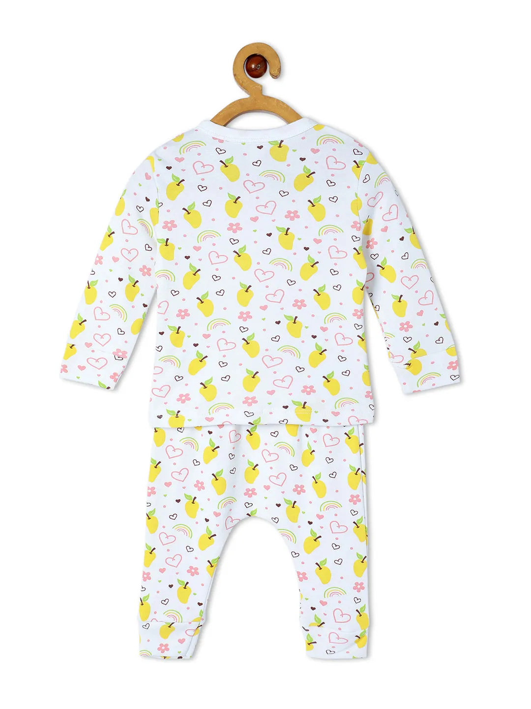 Newborn and Infant Pajama Set Combo of 2: Rainbow Land-Mango Mia