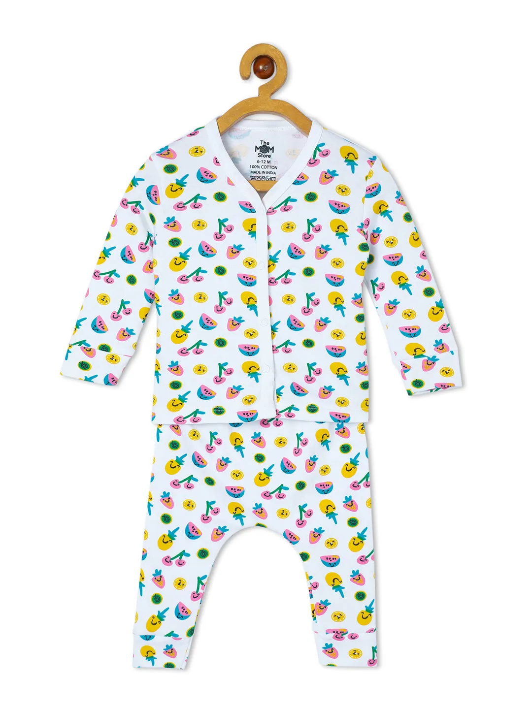 Newborn and Infant Pajama Set Combo of 3: Summer Melon-Berry Bites-Mango Mia
