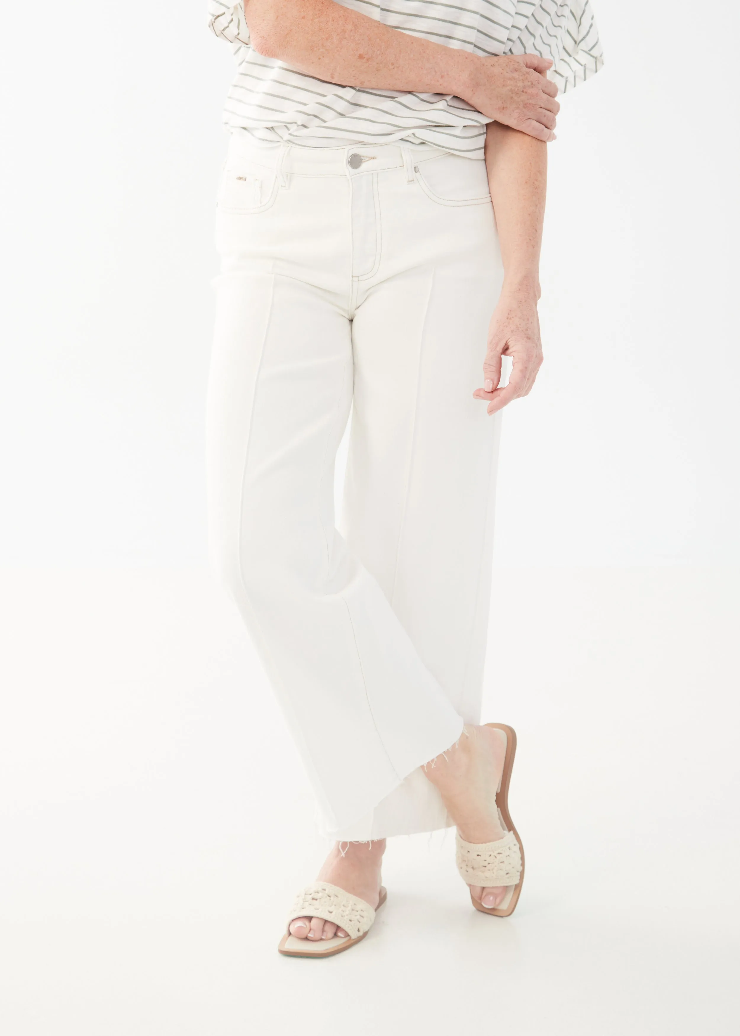Olivia Wide Leg Ankle Pants