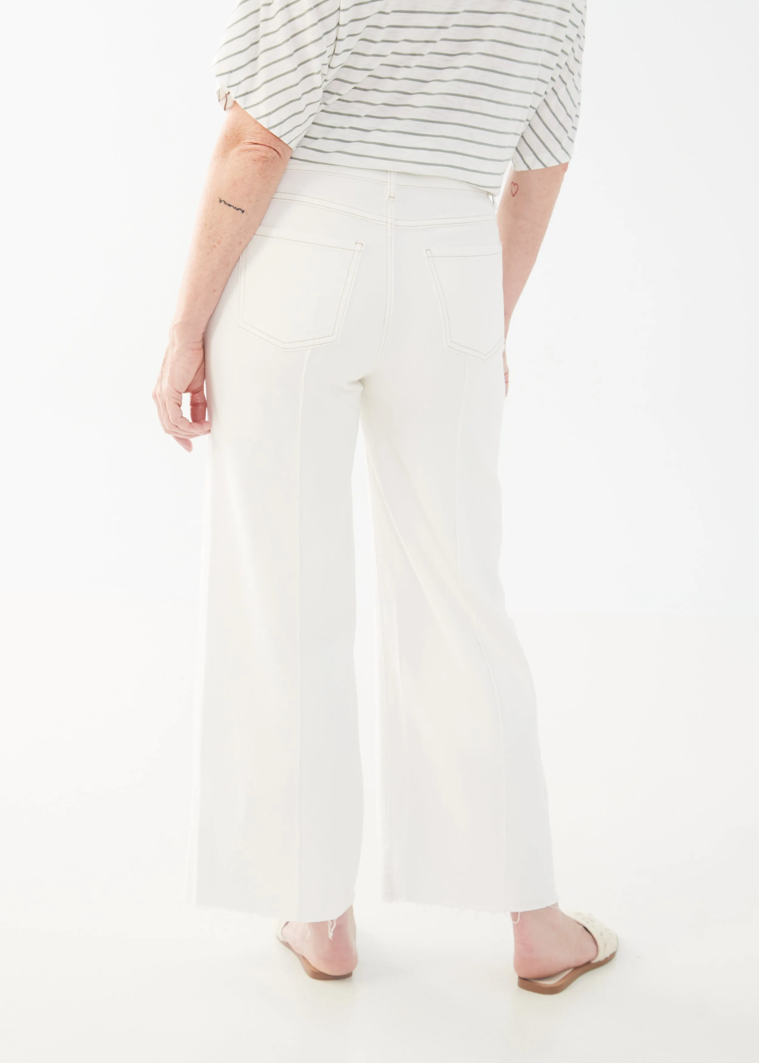 Olivia Wide Leg Ankle Pants