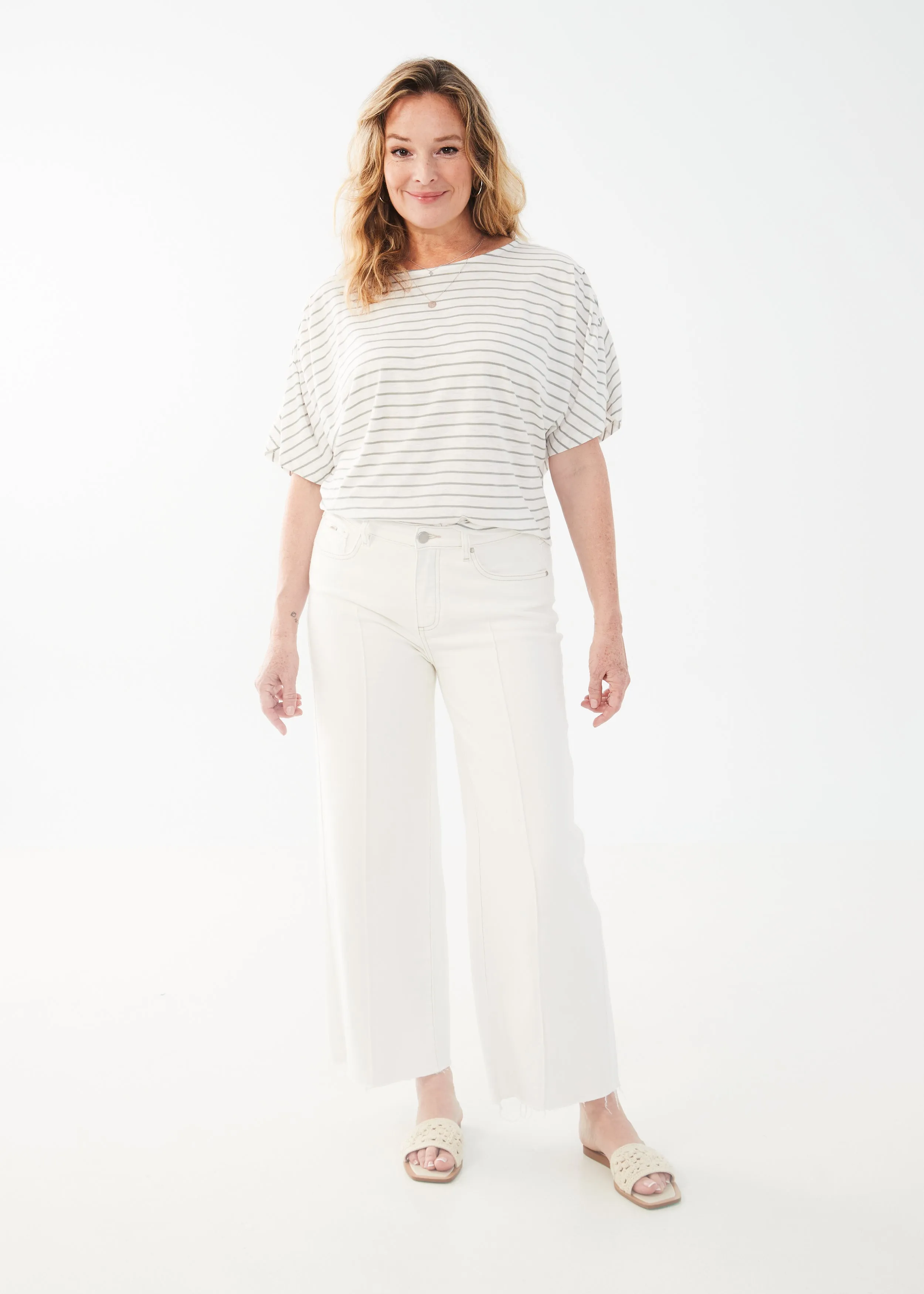 Olivia Wide Leg Ankle Pants