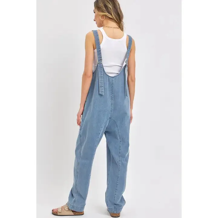 One and Done Denim Jumpsuit