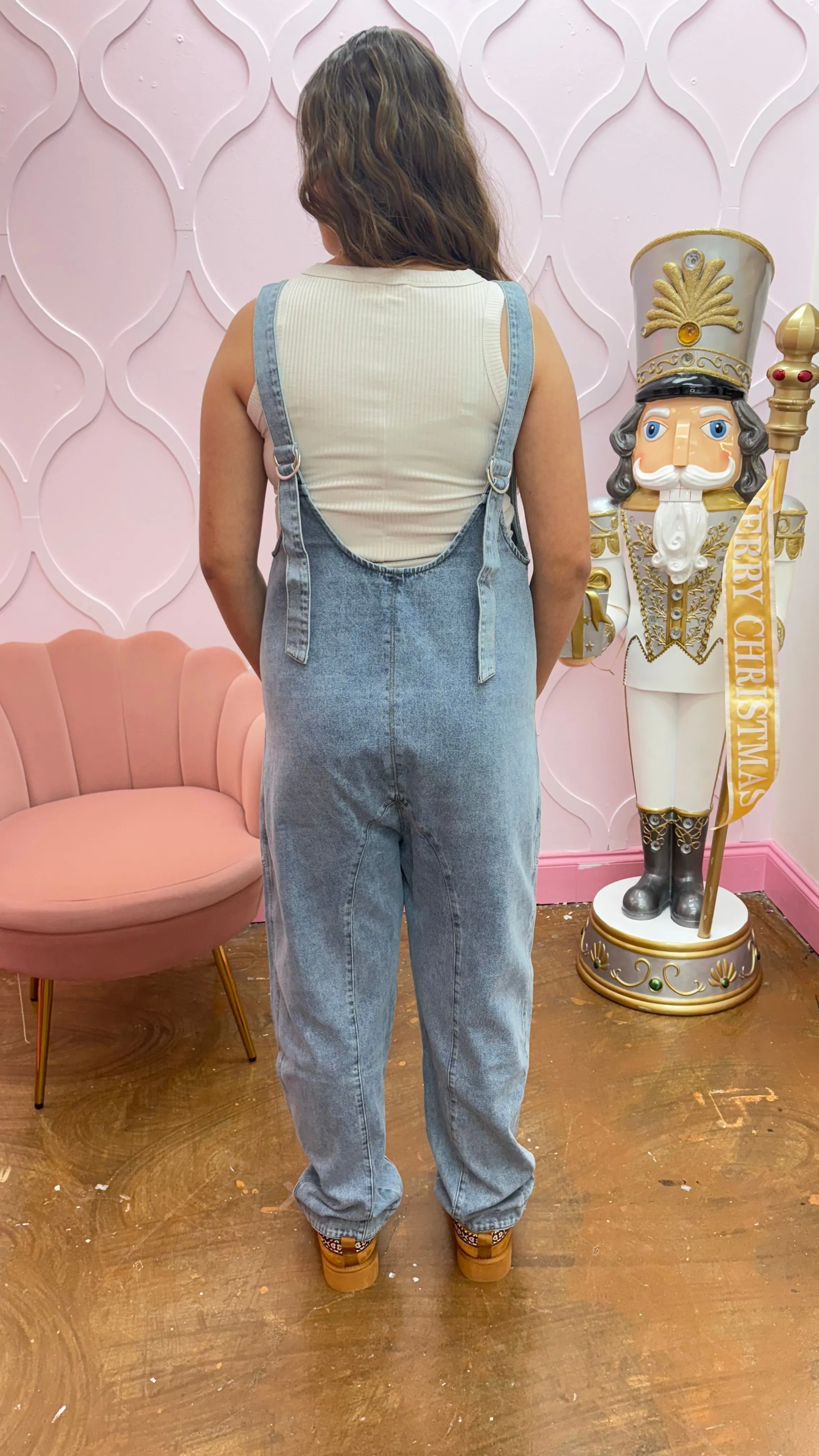 One and Done Denim Jumpsuit