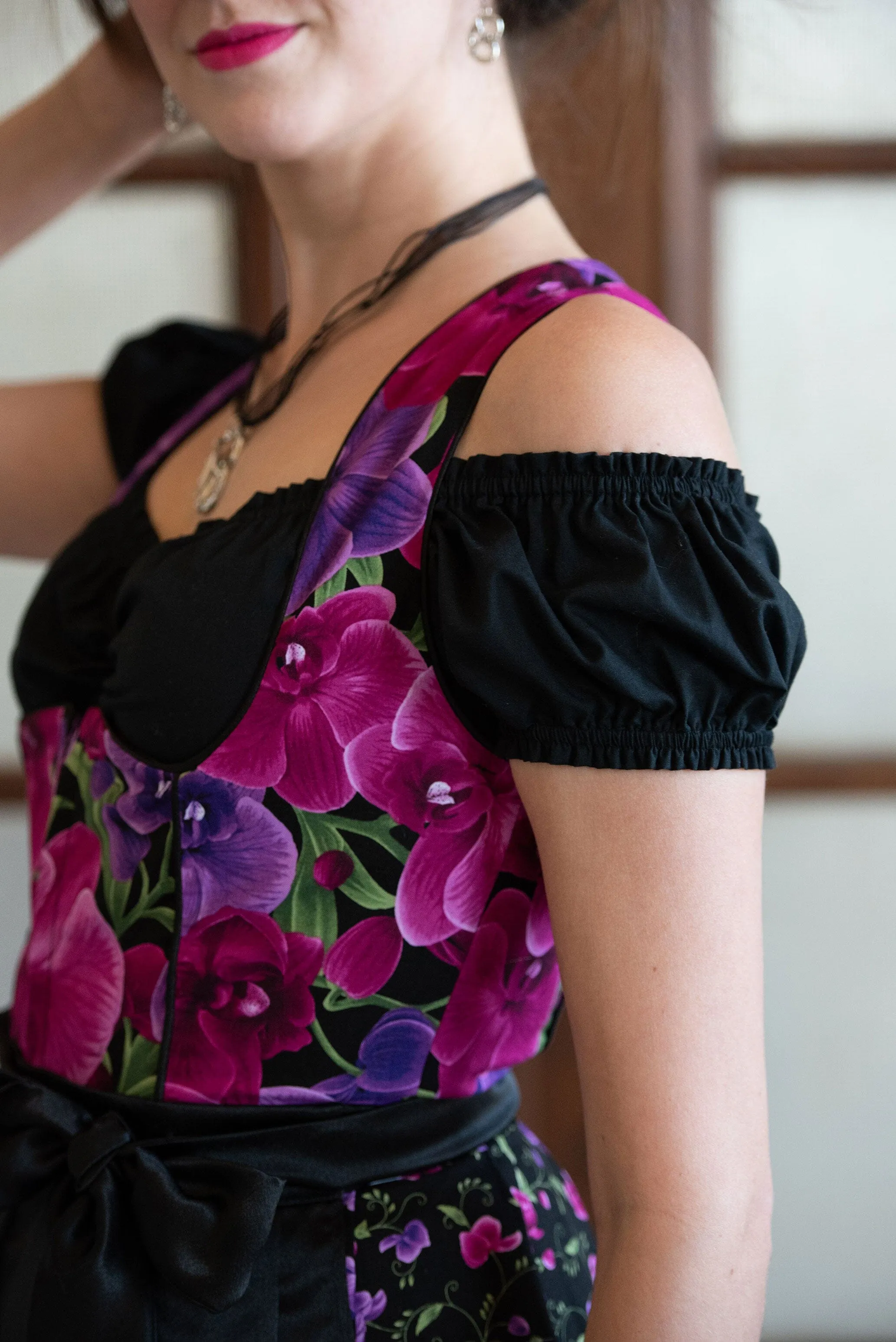 Pansy Floral Dirndl | Size 4