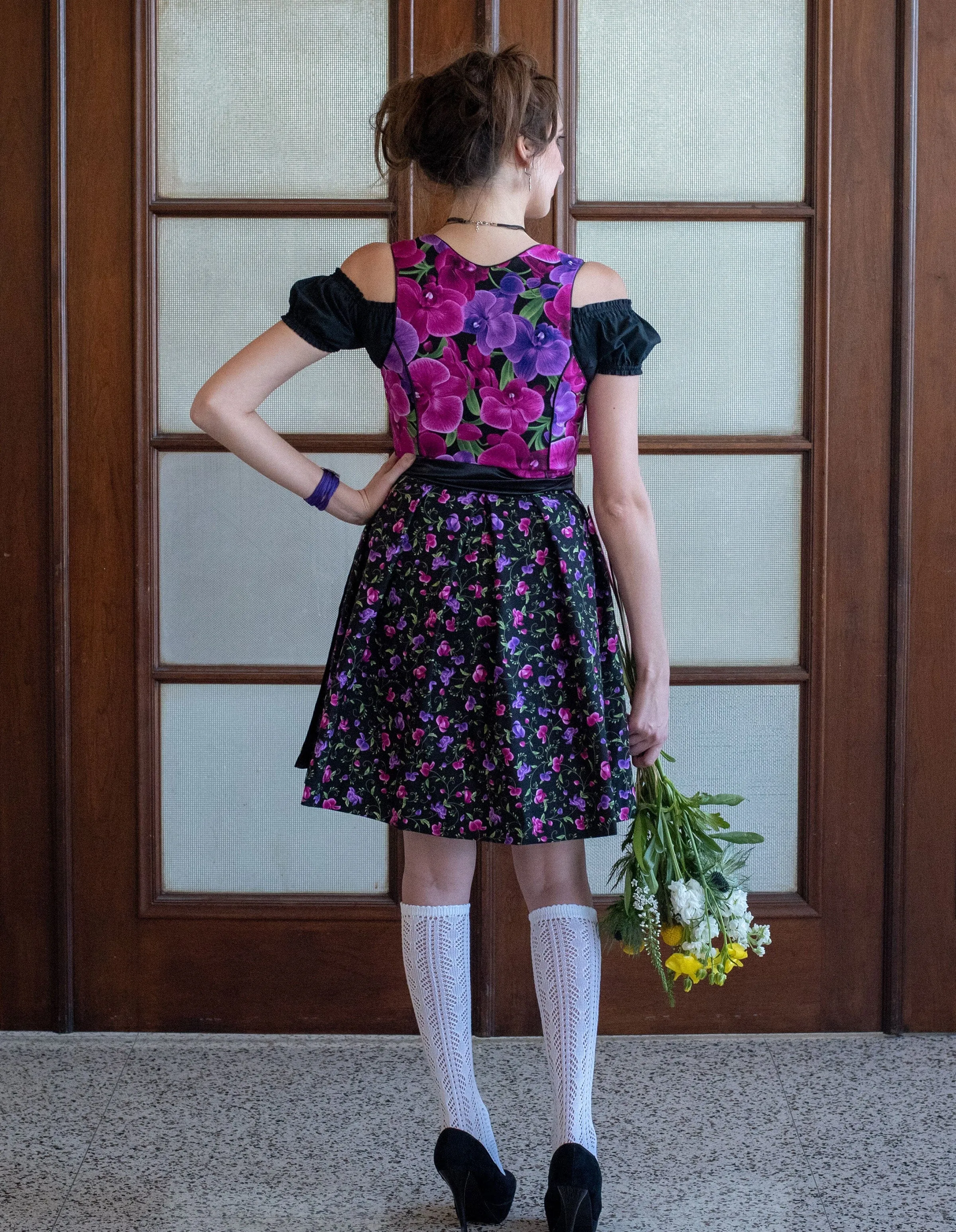 Pansy Floral Dirndl | Size 4