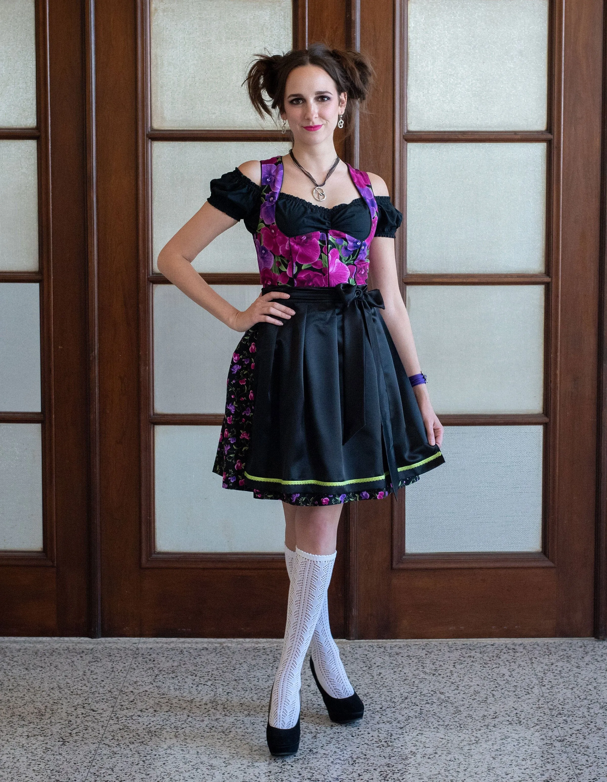 Pansy Floral Dirndl | Size 4