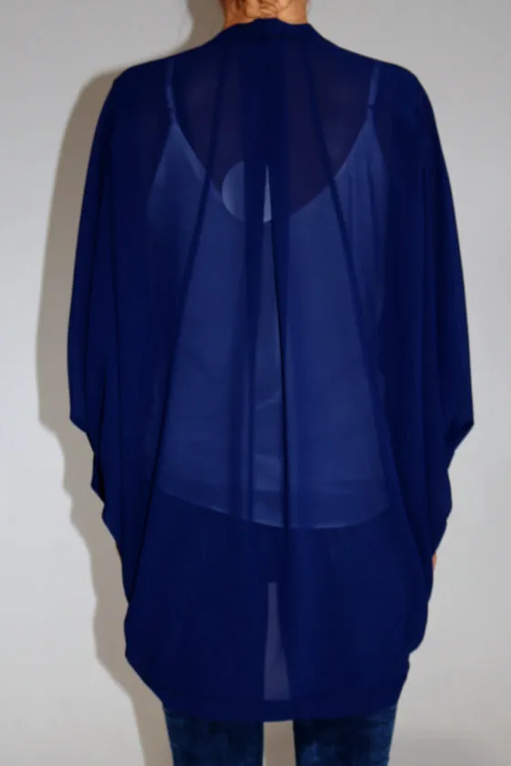 Plain Kimono Navy Short