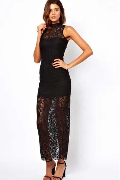 Polo Lace Maxi Dress