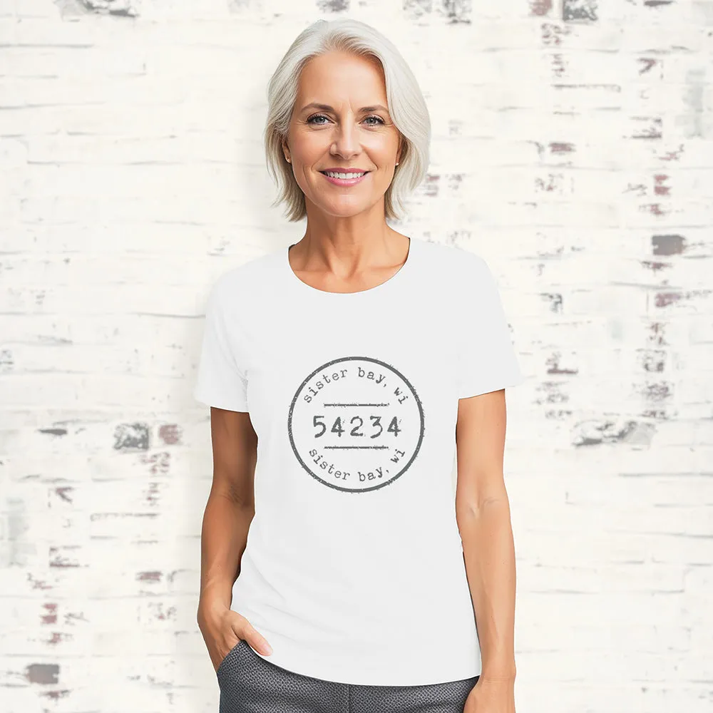 Postmark Stamp City/State/Zip - Custom Women's T-Shirt