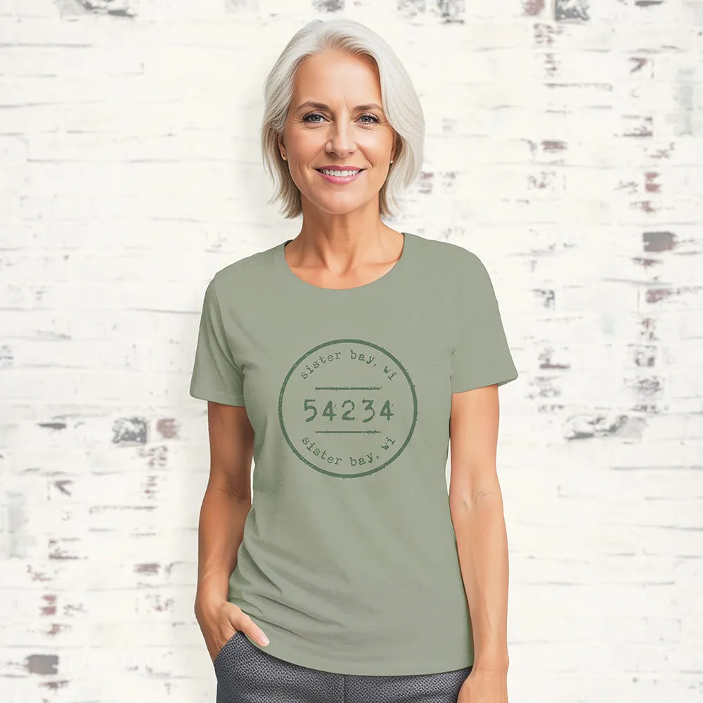 Postmark Stamp City/State/Zip - Custom Women's T-Shirt