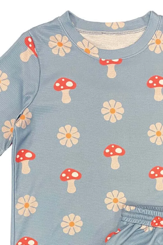 Printed Lounge T-shirt and Shorts Set