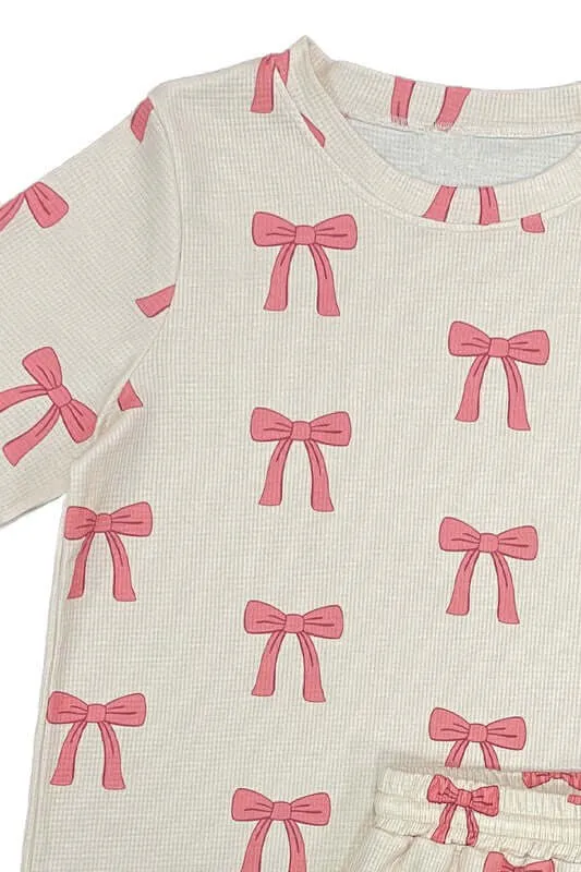 Printed Lounge T-shirt and Shorts Set