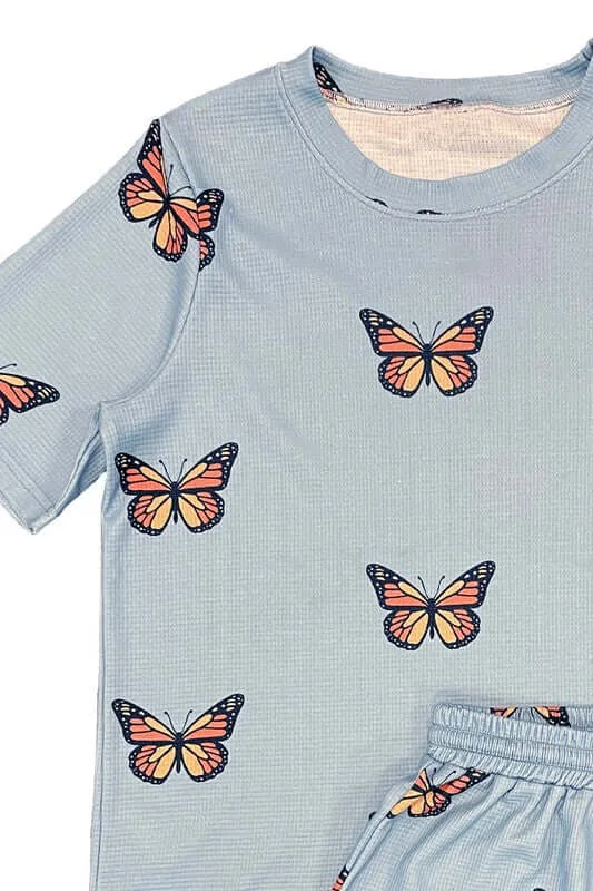 Printed Lounge T-shirt and Shorts Set