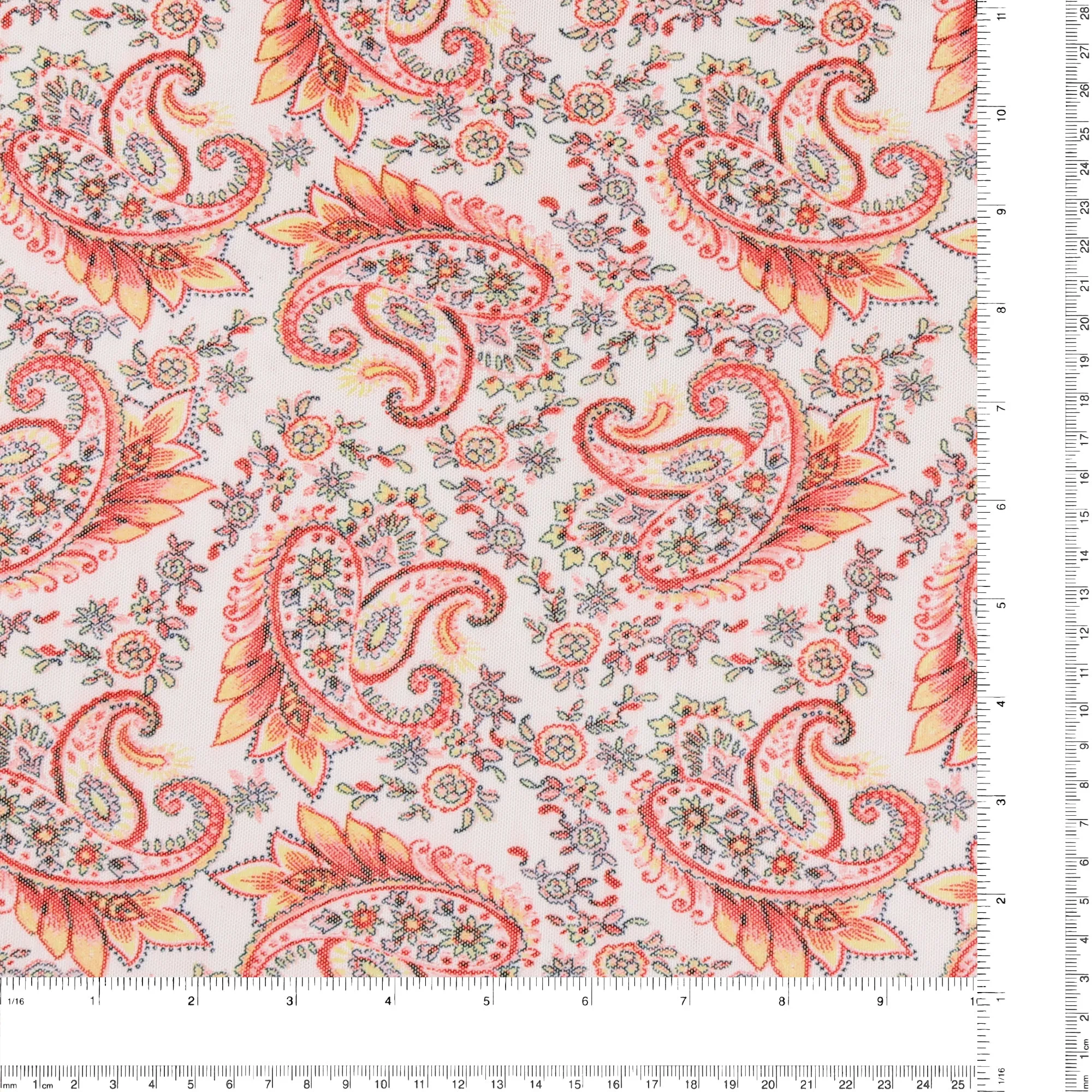 Printed Mesh - NADIA - 004 - Coral