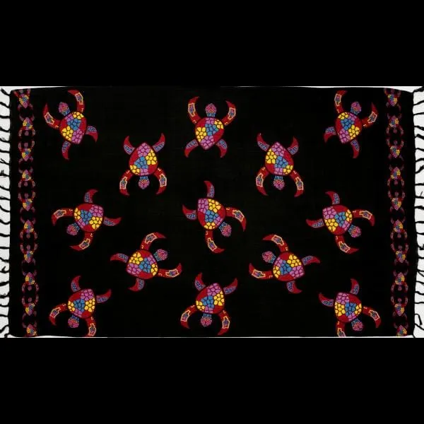 Rainbow Turtle Sarongs