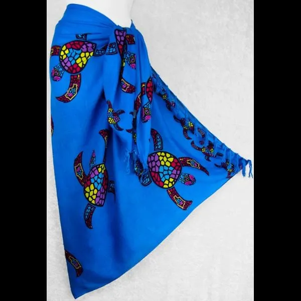 Rainbow Turtle Sarongs