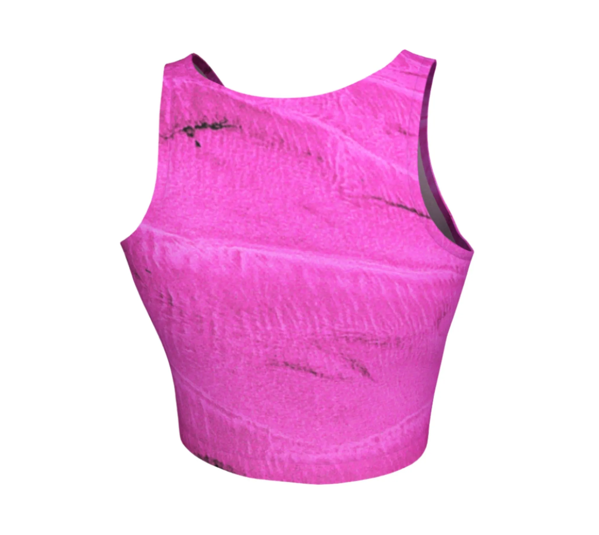 Rosy Beach Bliss Active Crop Top