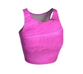 Rosy Beach Bliss Active Crop Top