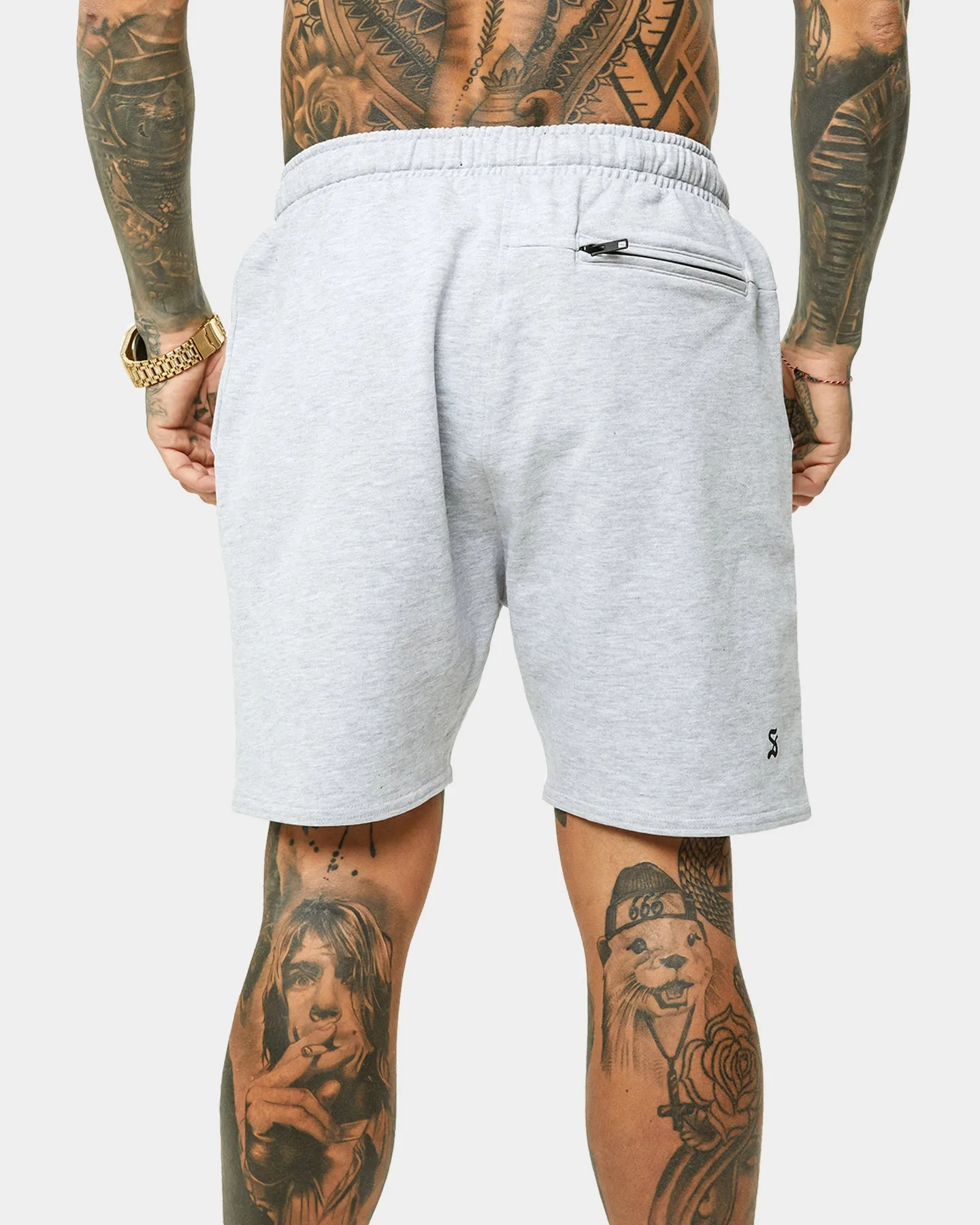 Saint Morta Envogue Street Shorts Light Grey Mela