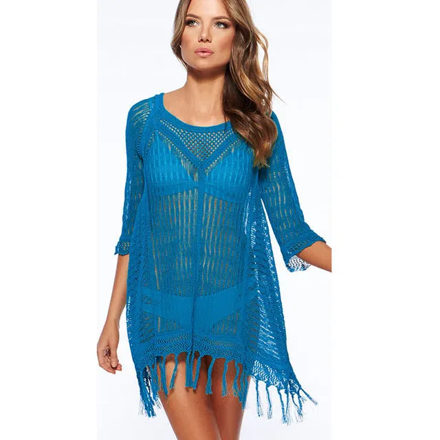 SEXY SEE-THROUGH COVER UP
