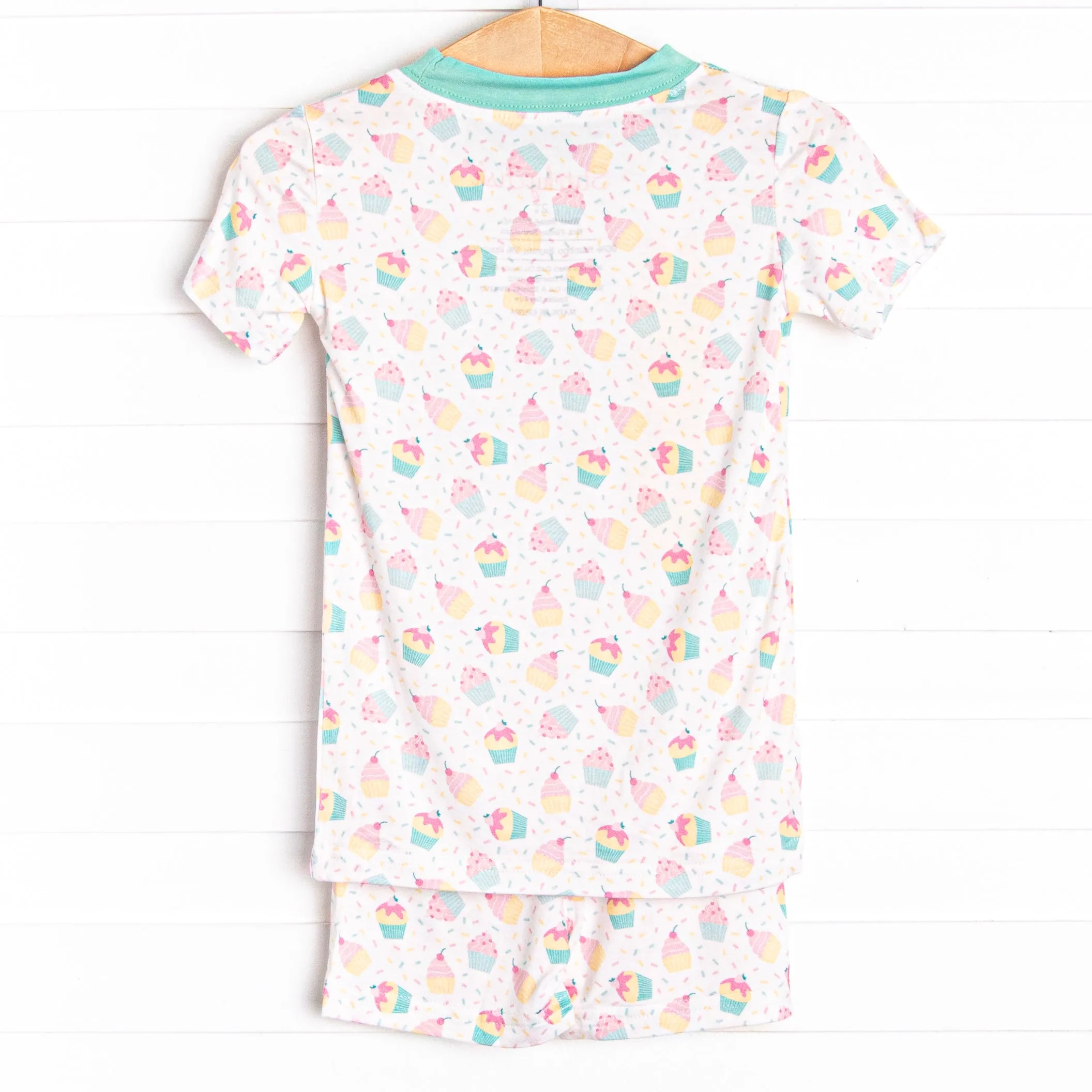 Sprinkle of Color Bamboo Pajama Short Set, Green