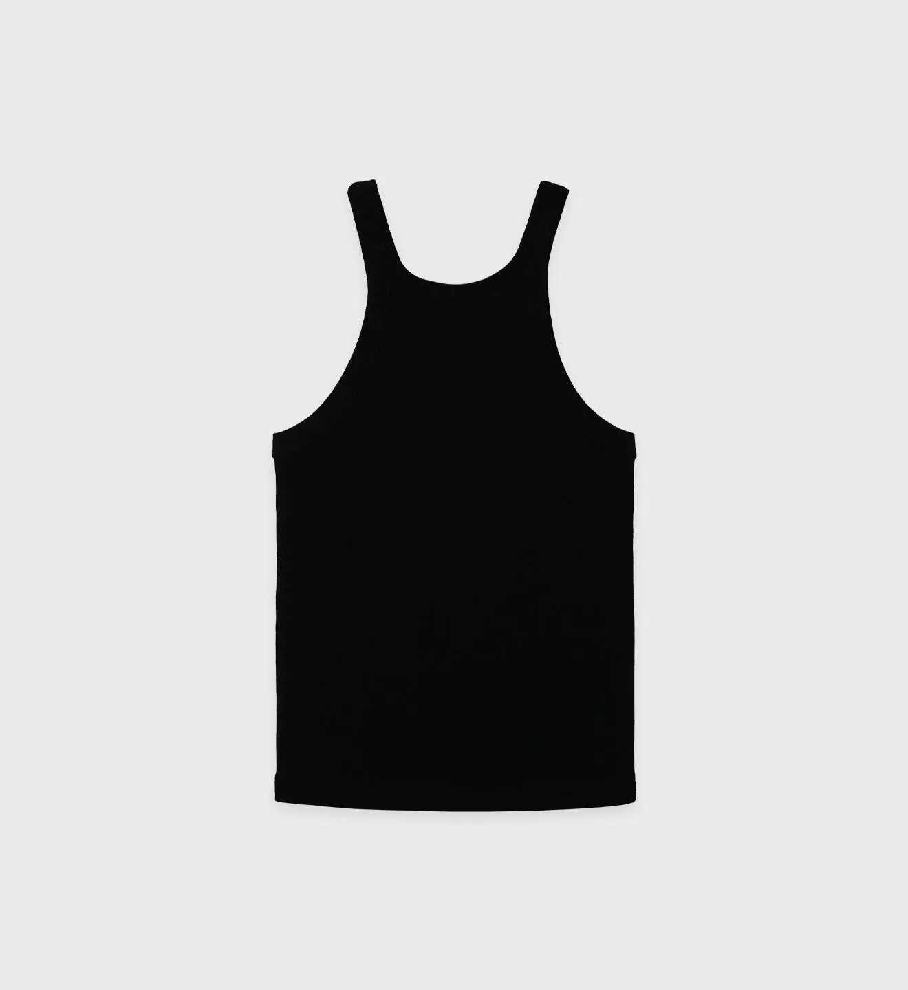 SRC Ribbed Tank Top - Black