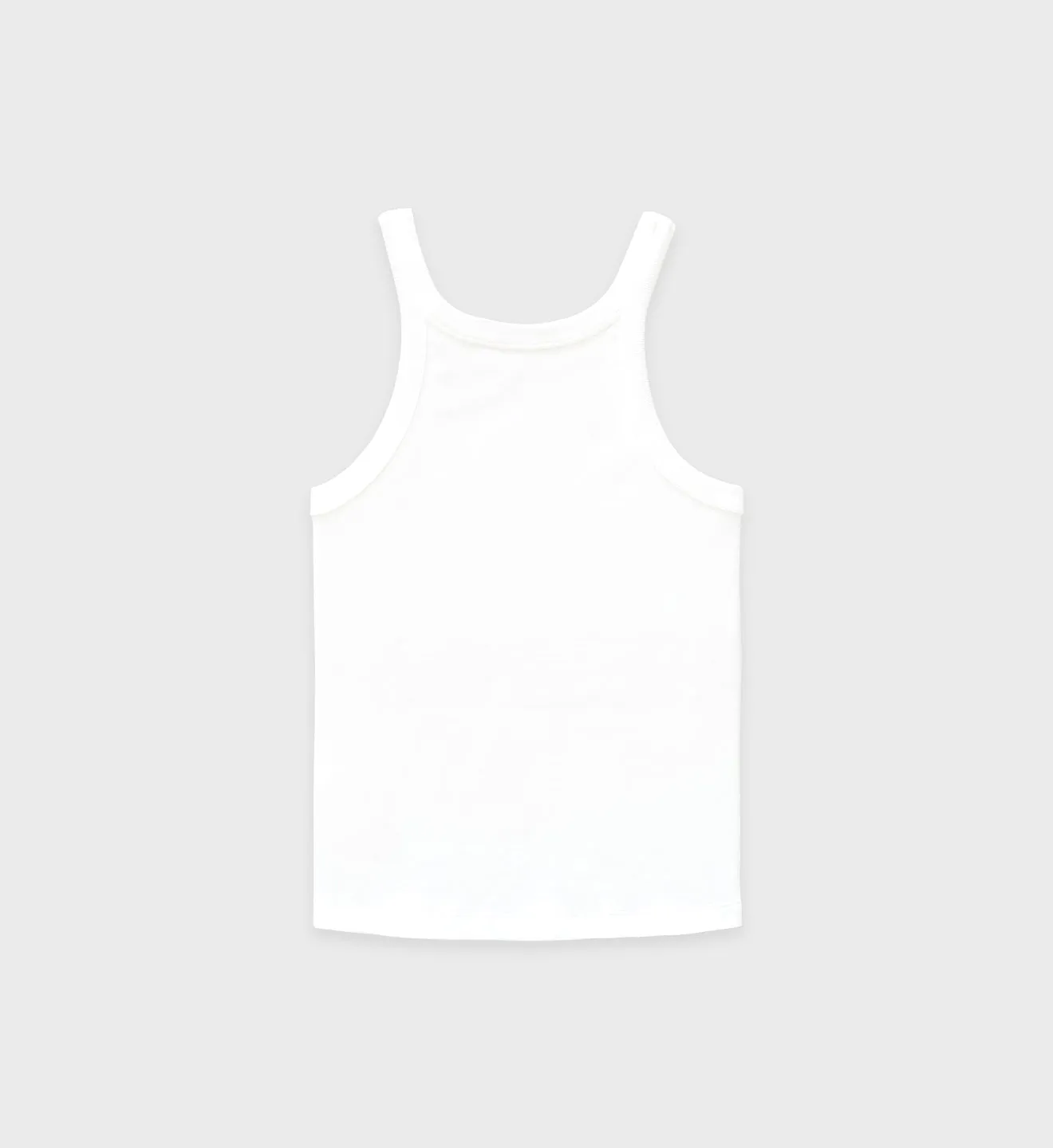 SRC Ribbed Tank Top - White