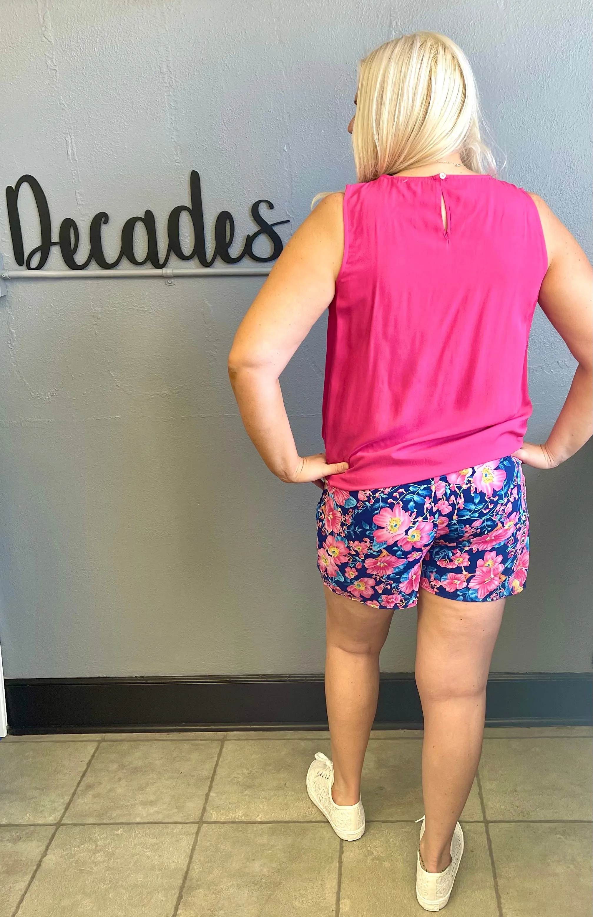 STACCATO- Floral Print Shorts