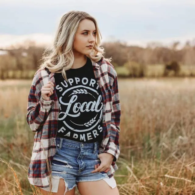 SUPPORT LOCAL FARMERS - Graphic Tee
