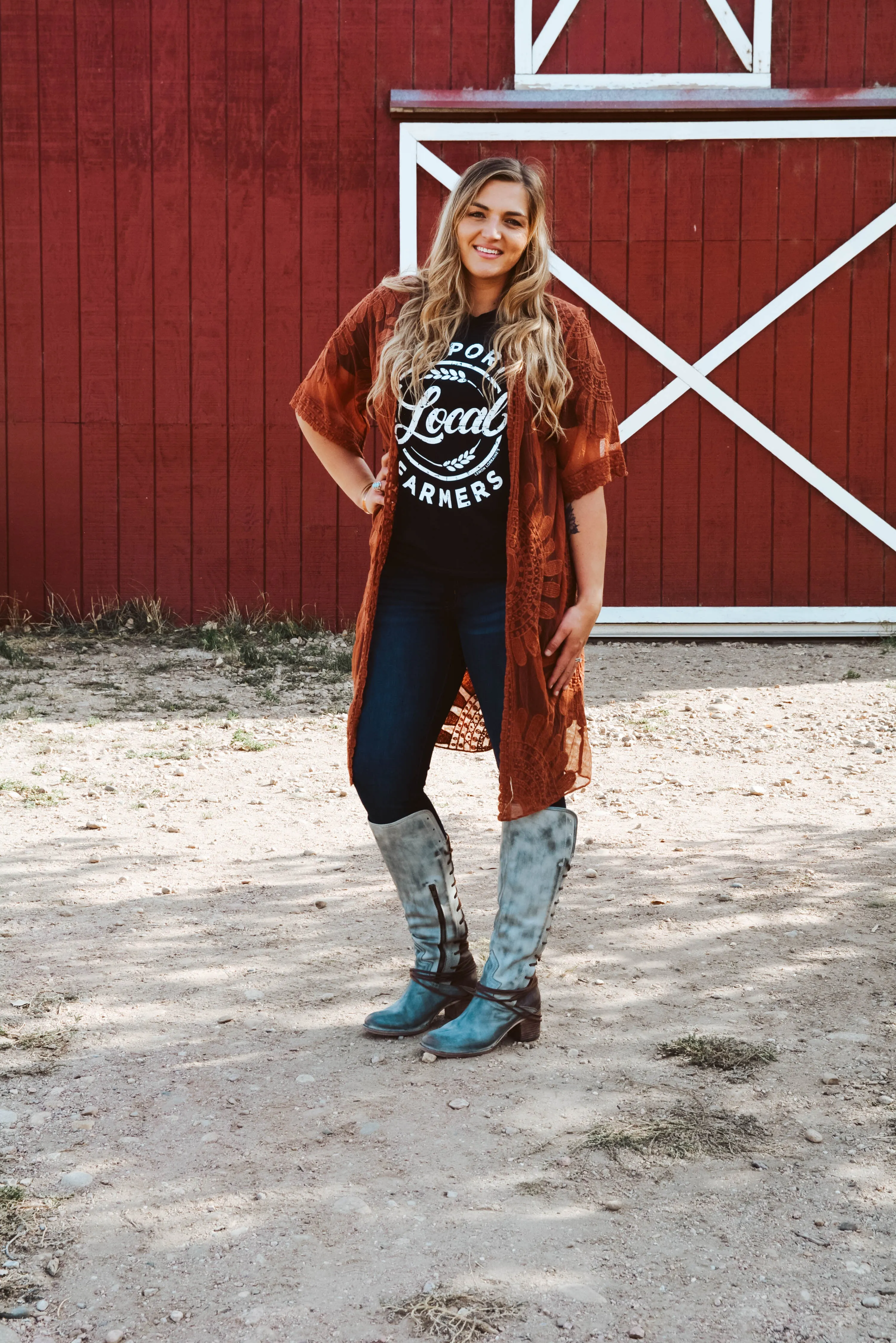 SUPPORT LOCAL FARMERS - Graphic Tee