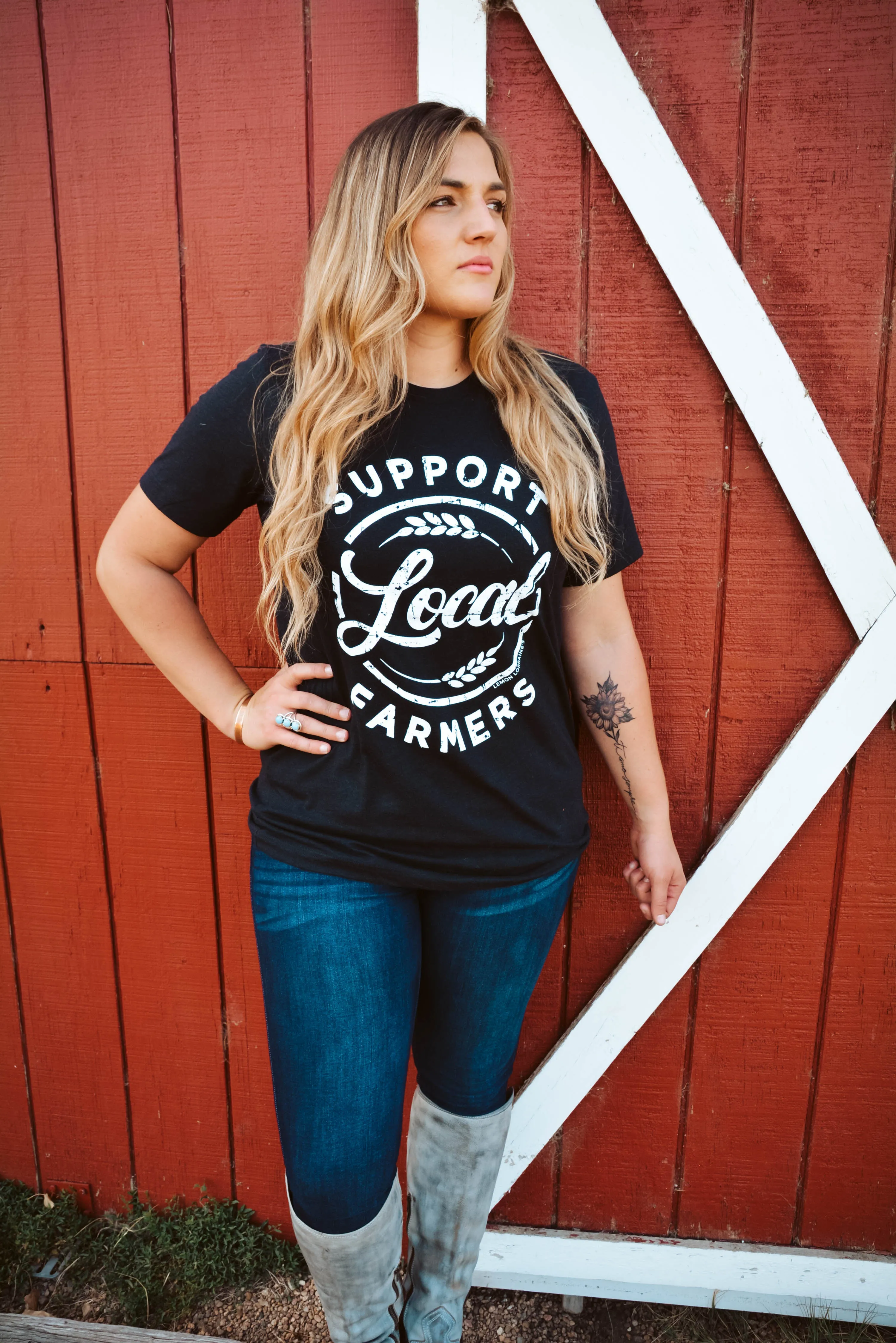 SUPPORT LOCAL FARMERS - Graphic Tee