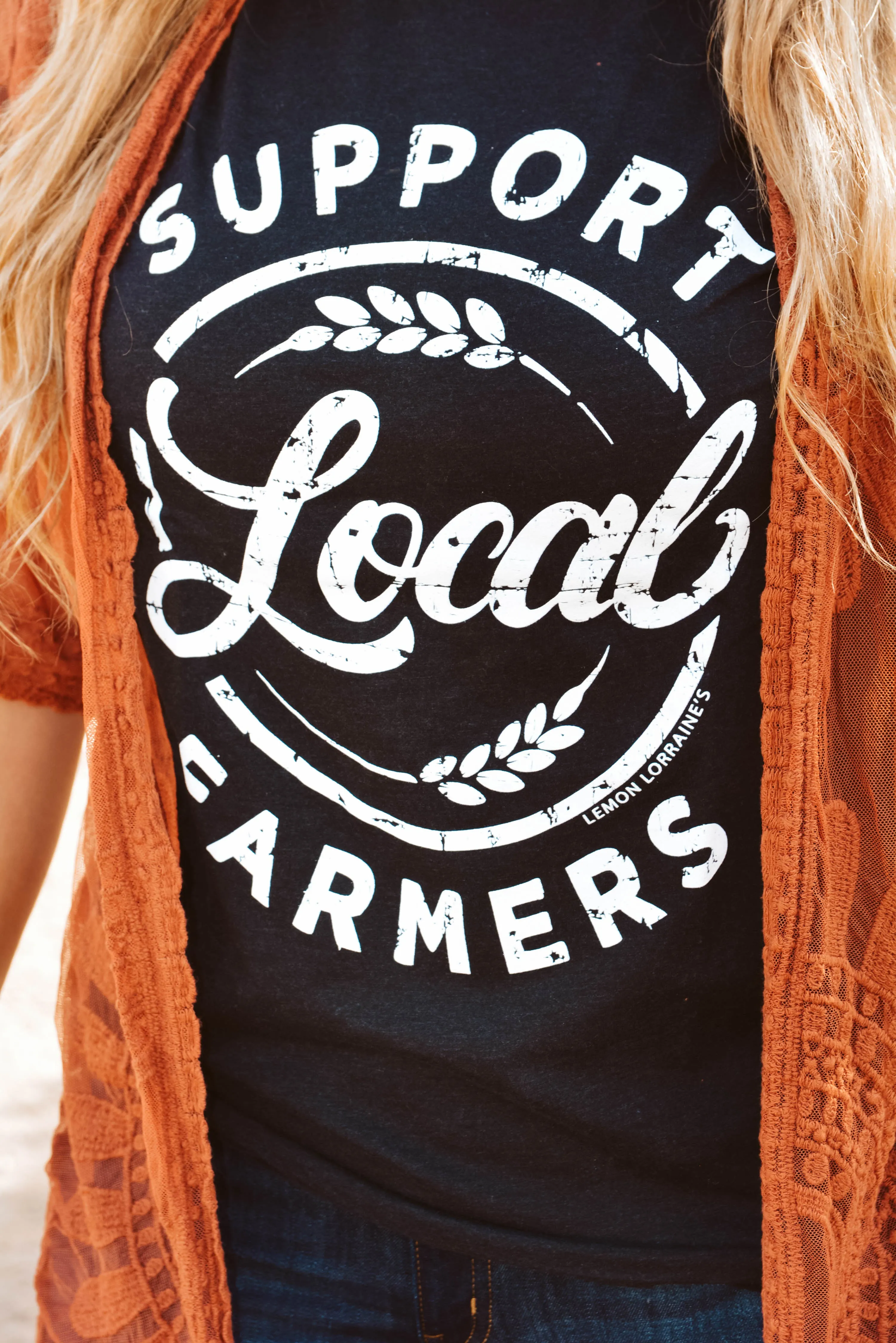 SUPPORT LOCAL FARMERS - Graphic Tee