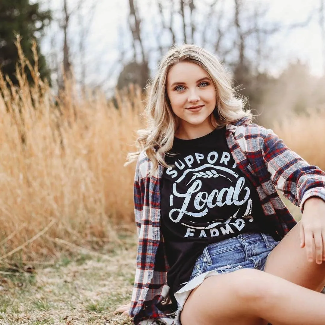 SUPPORT LOCAL FARMERS - Graphic Tee