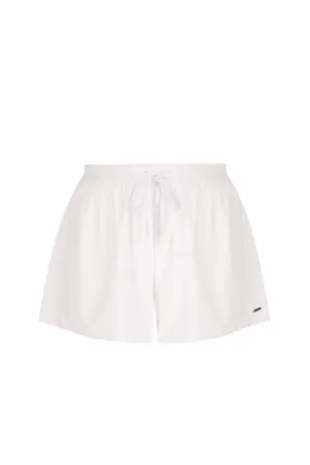 Terry Towelling Shorts White