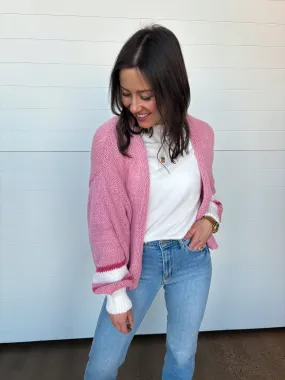 The Kellie Stripe Sleeve Cardigan