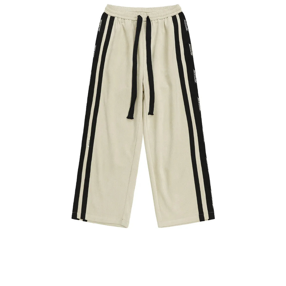 Trendy Men's Wide-Leg Letter Print Pants