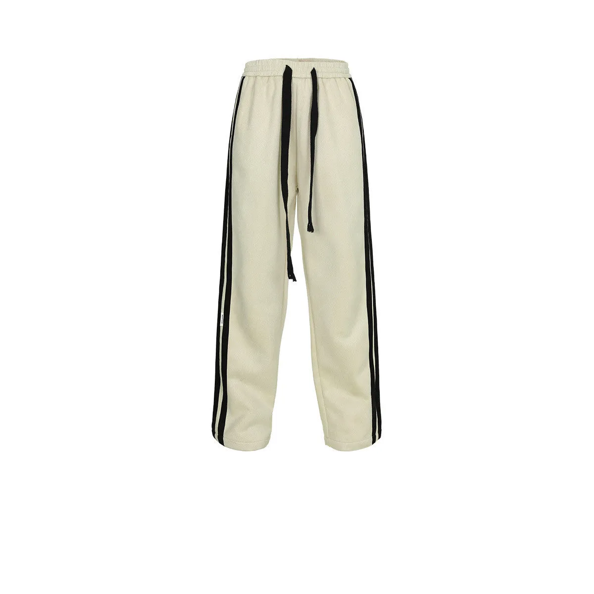 Trendy Men's Wide-Leg Letter Print Pants